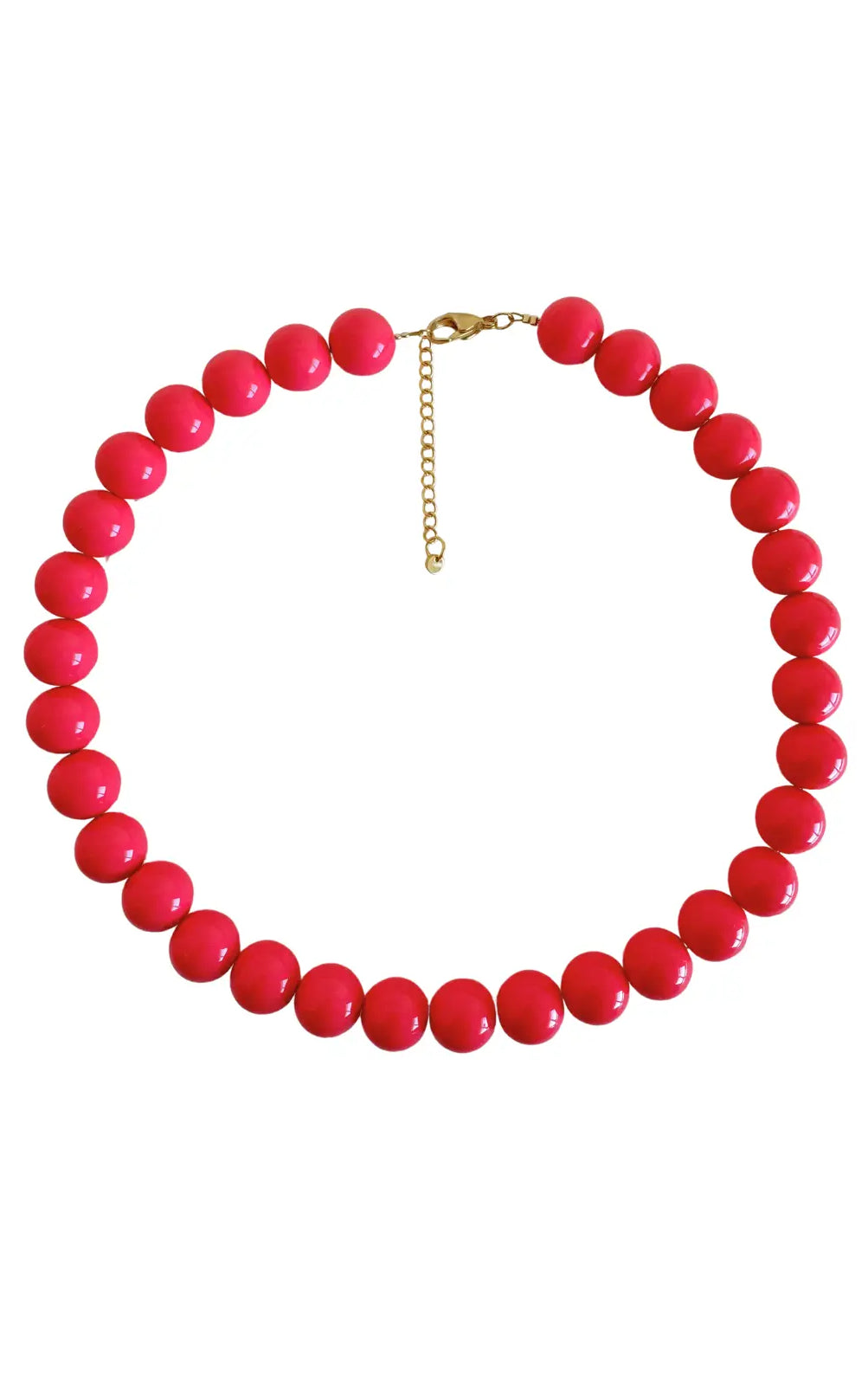 Bold Beads Ketting Raspberry Pink