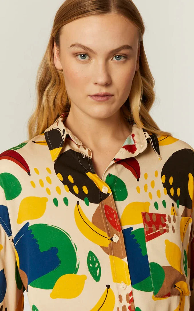 Pepaloves - Camisa Oversize Fruity Fall