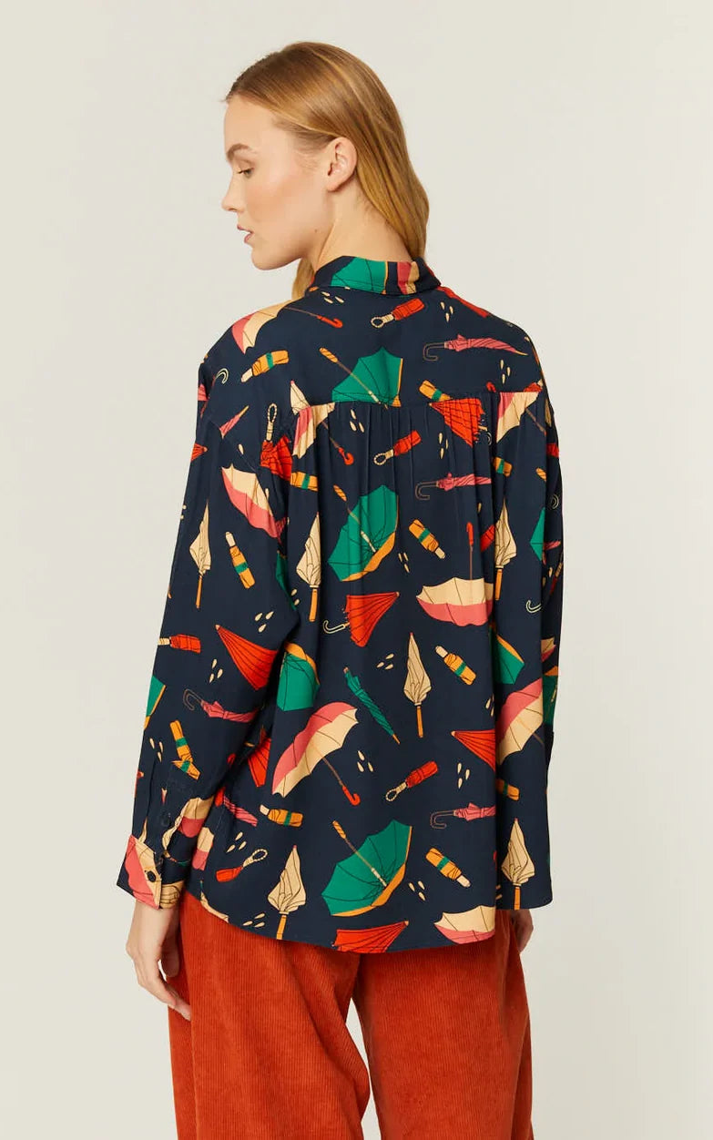 Pepaloves - Camisa Oversize Umbrellas