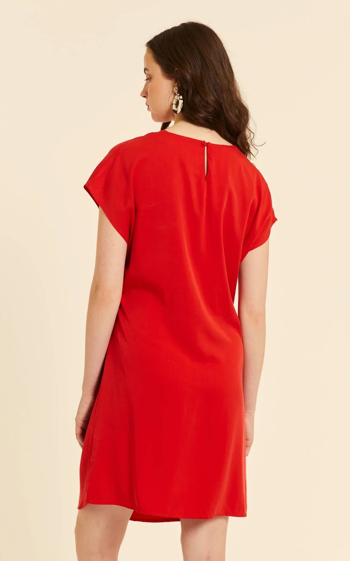 Pepaloves - Short Red Knotted Dress