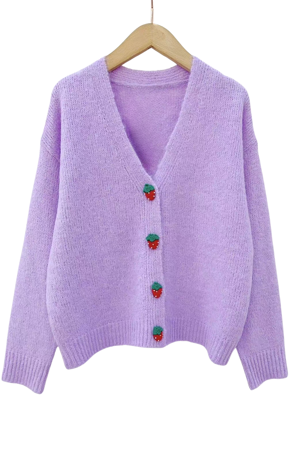 Lila Cardigan Strawberry