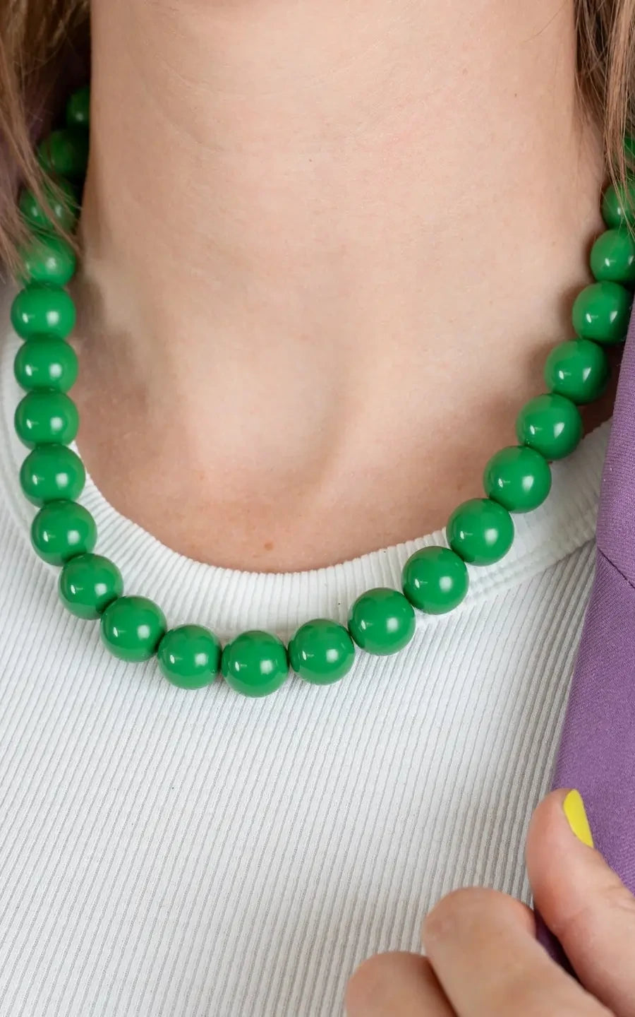 Bold Beads Ketting Spruce Green