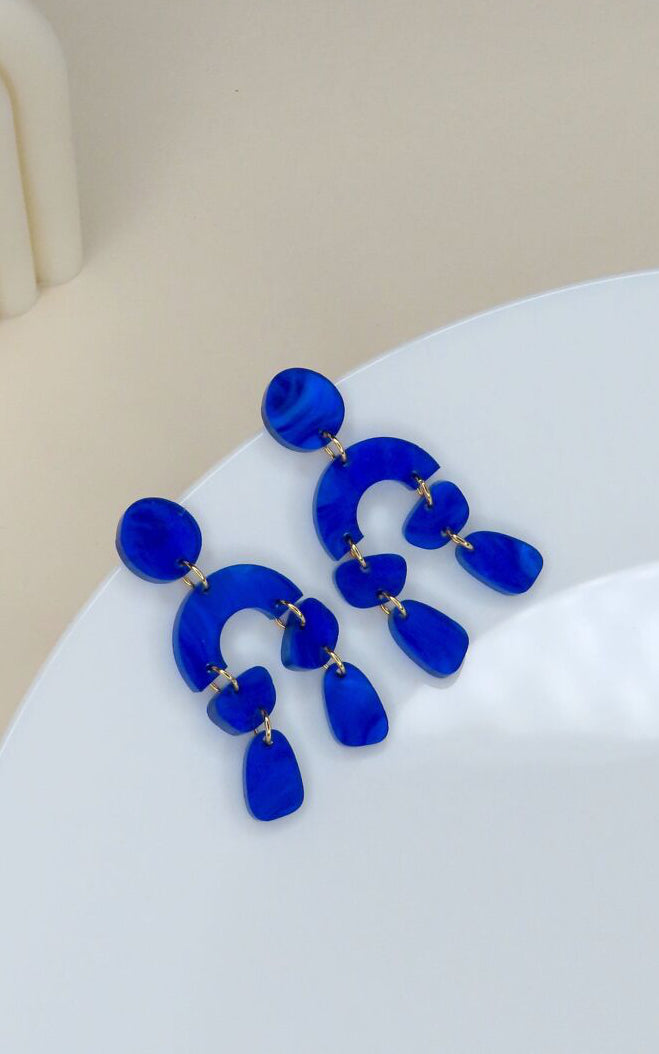 Ophelia Earrings Deep Blue