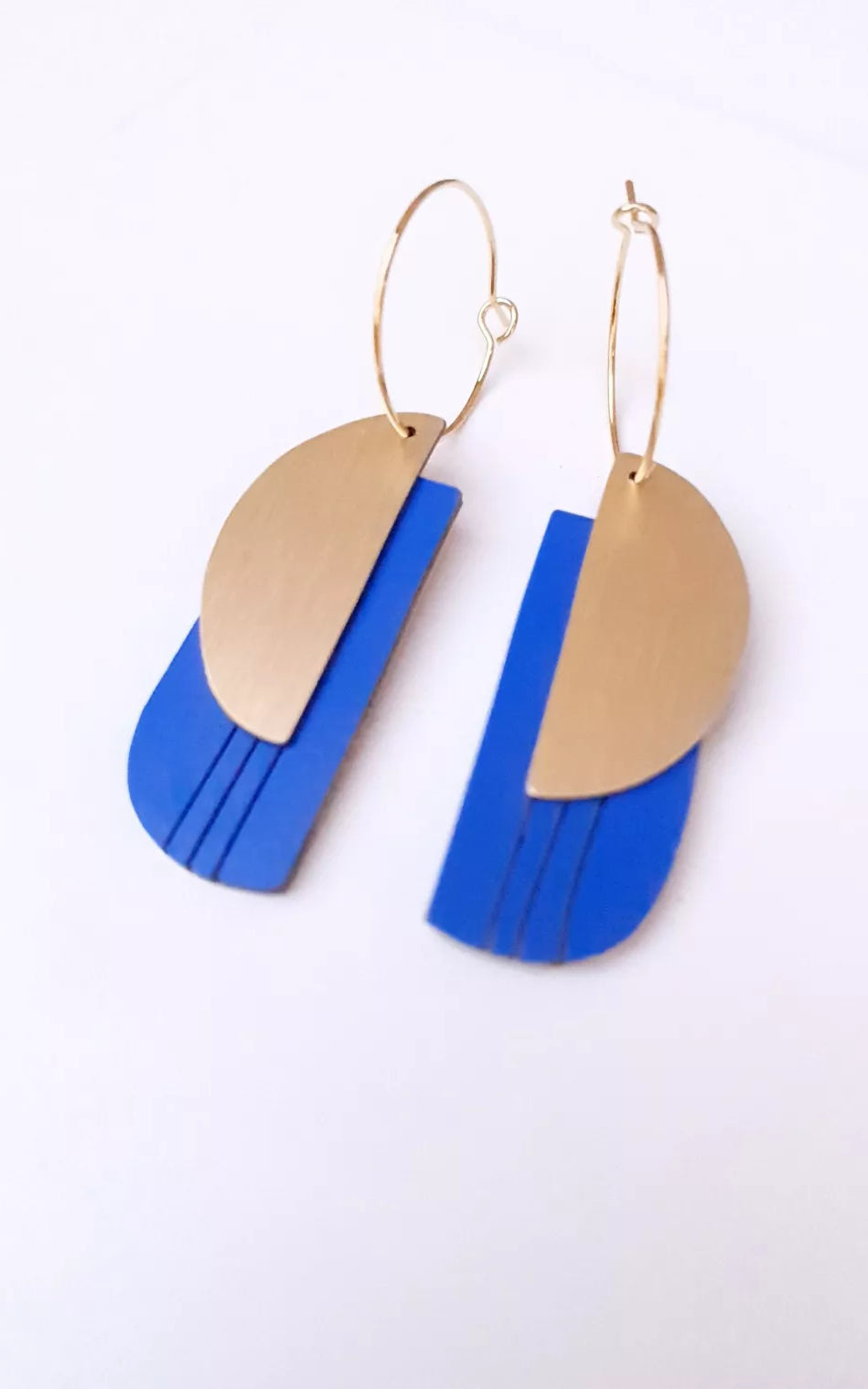 Berlin Unik Earrings Cobalt