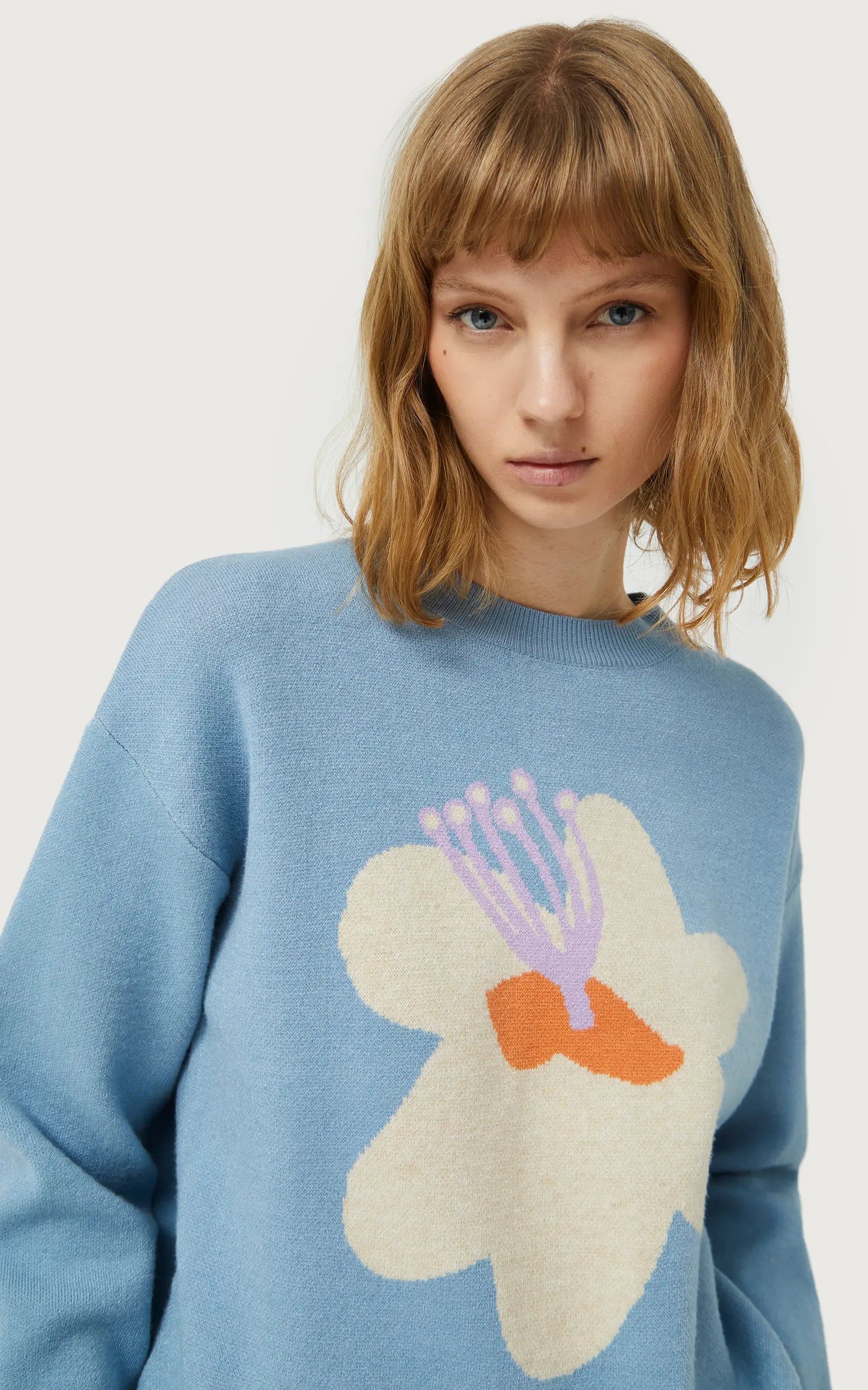 Compania Fantastica - Flower Print Sweater