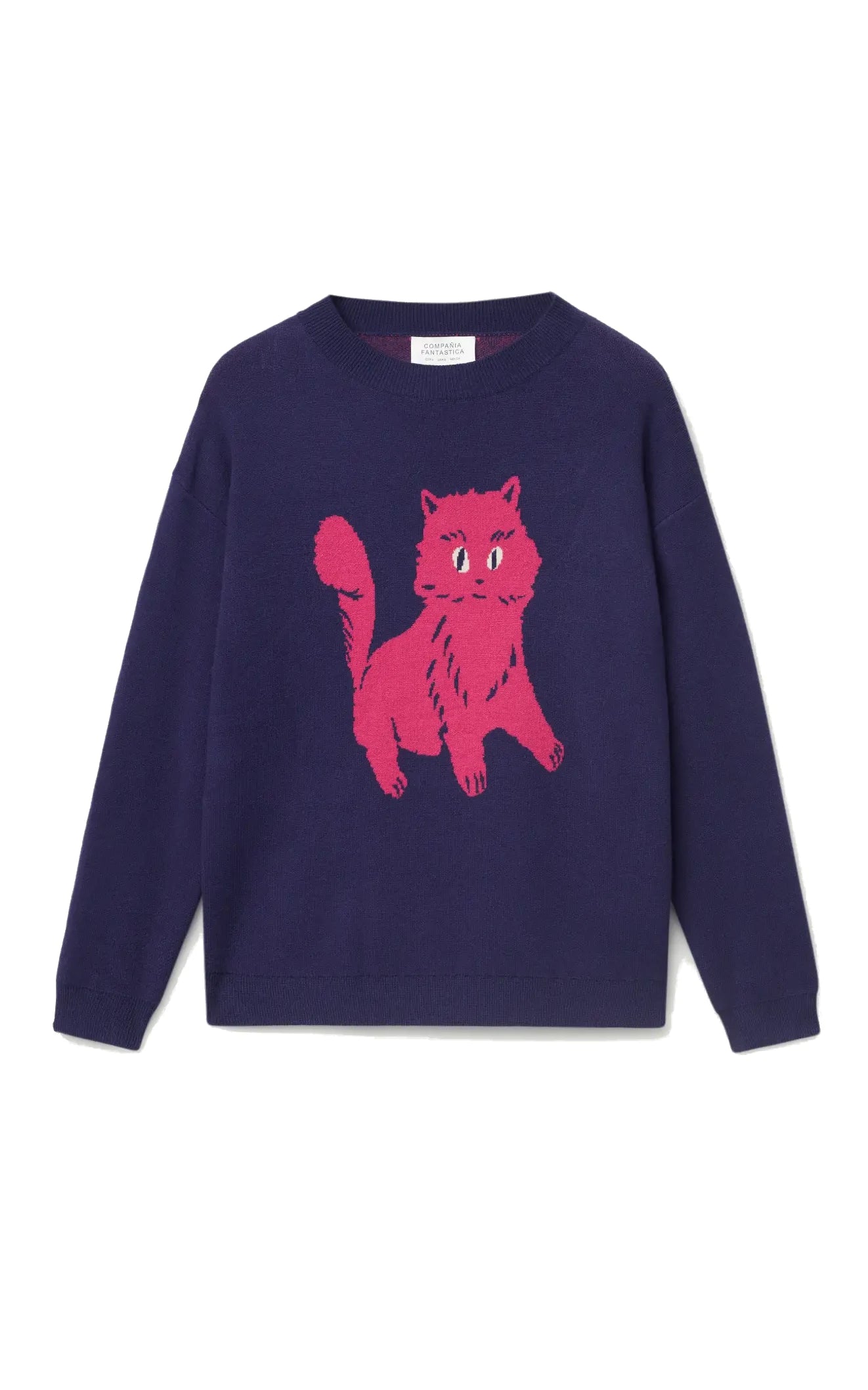 Compania Fantastica - Cat Print Sweater