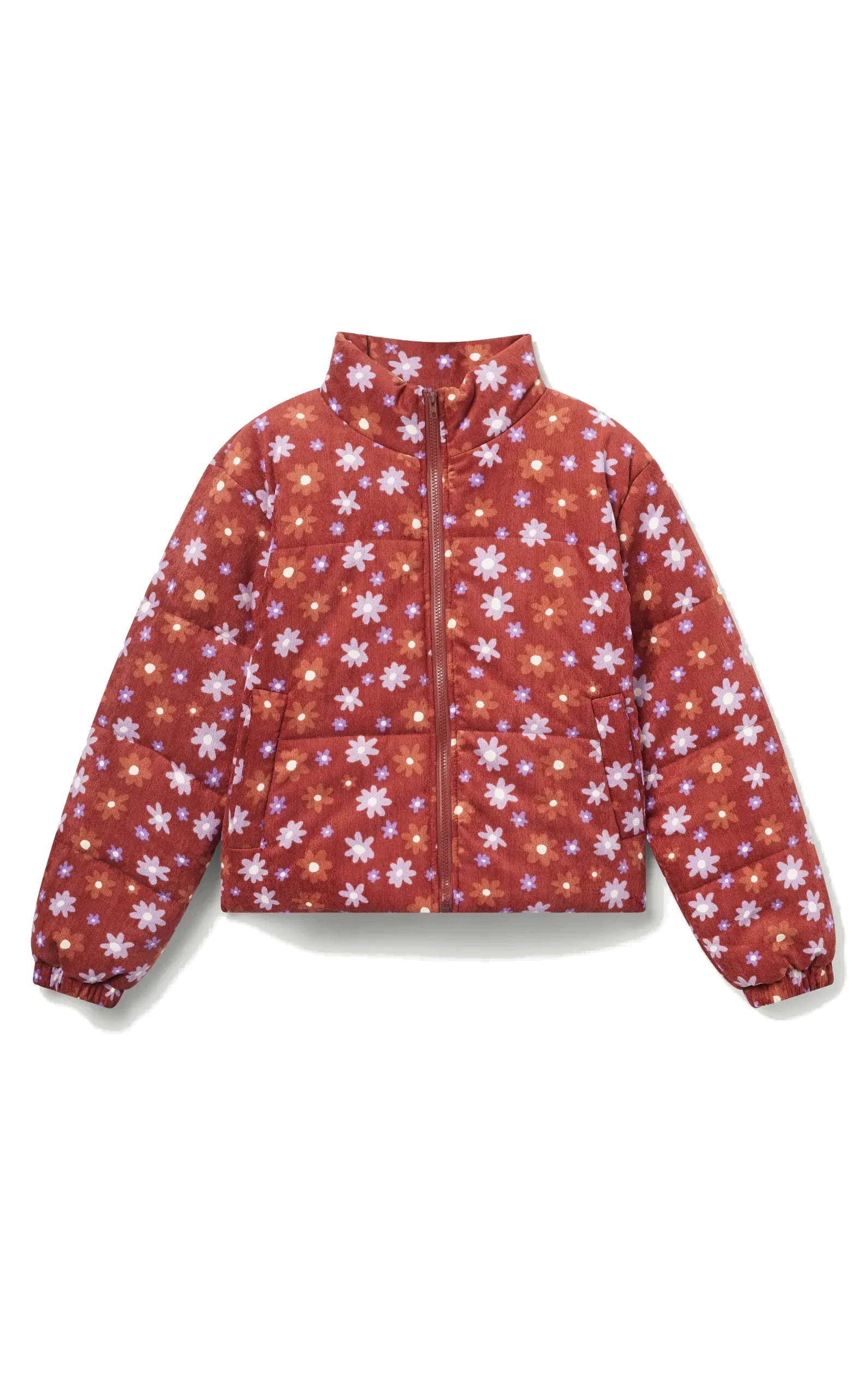 Compania Fantastica - Montana Floral Print Quilted Coat