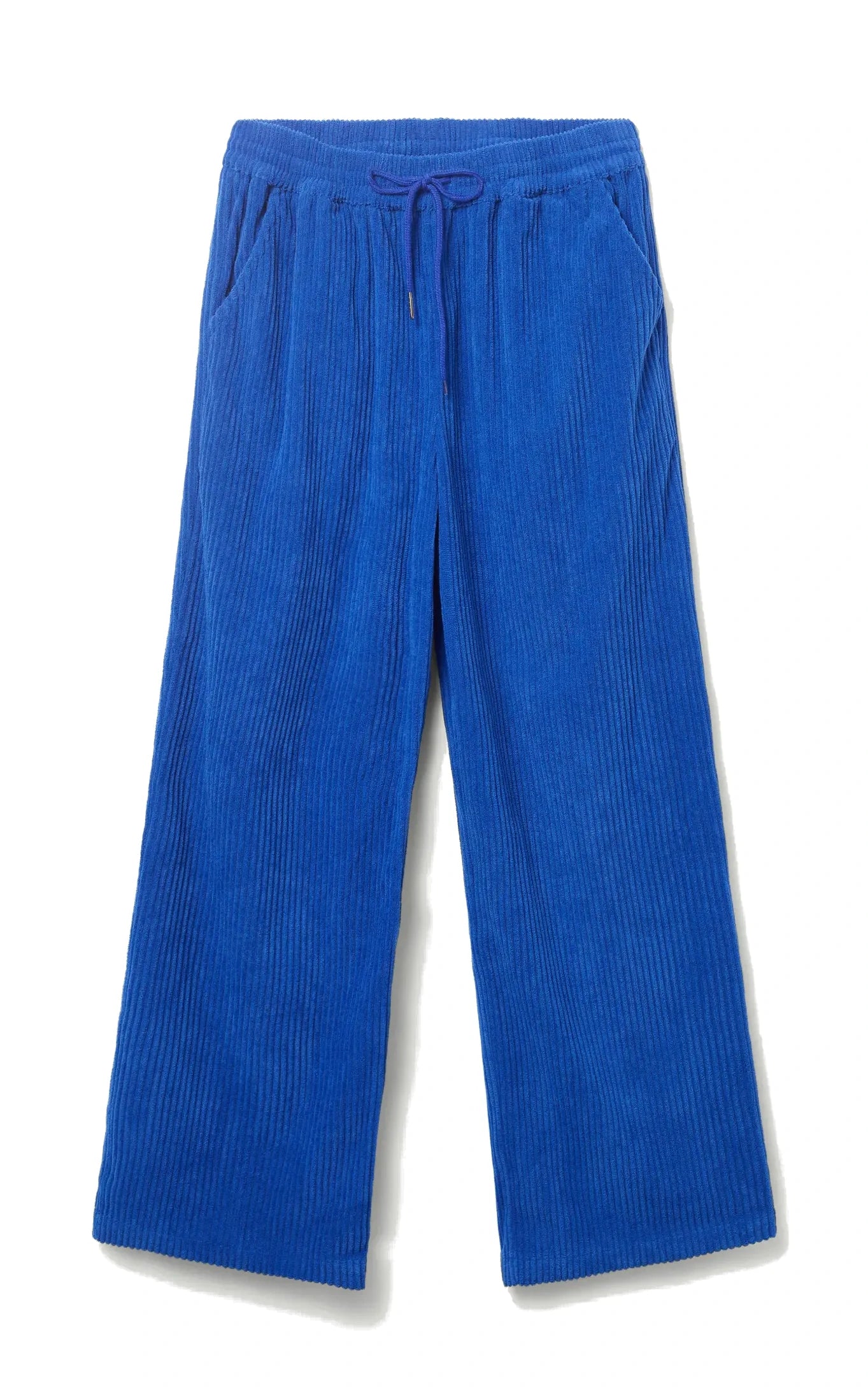 Compania Fantastica - Blue Elastic Waist Corduroy Pants