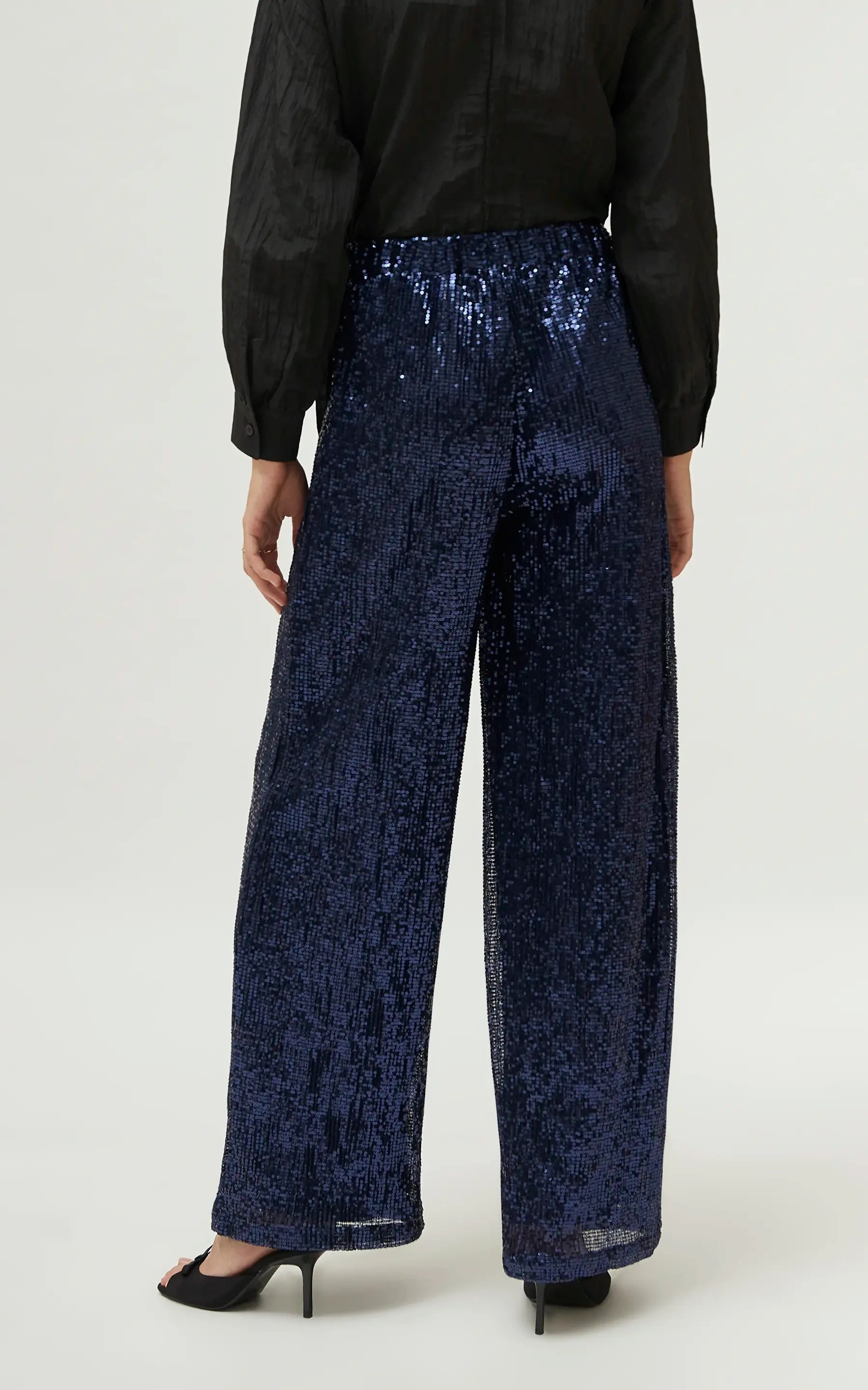 Compania Fantastica - Blue Sequin Pants