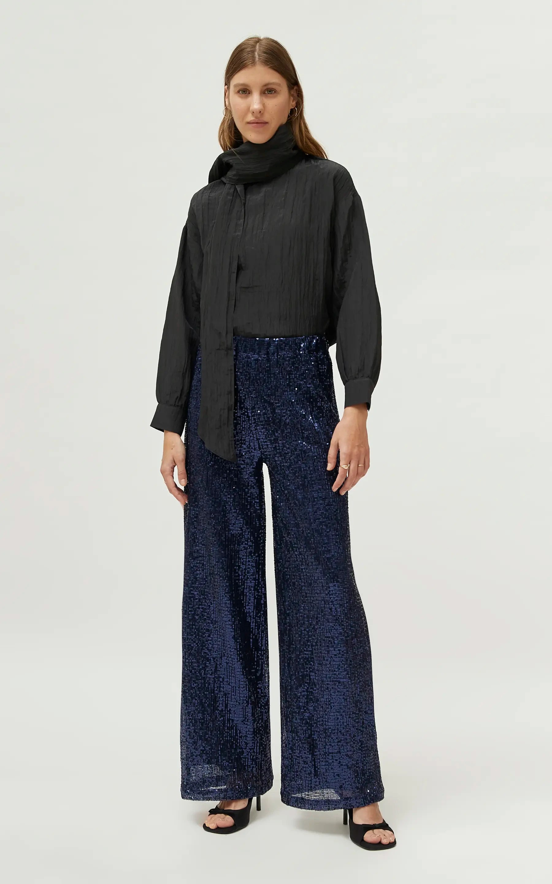 Compania Fantastica - Blue Sequin Pants