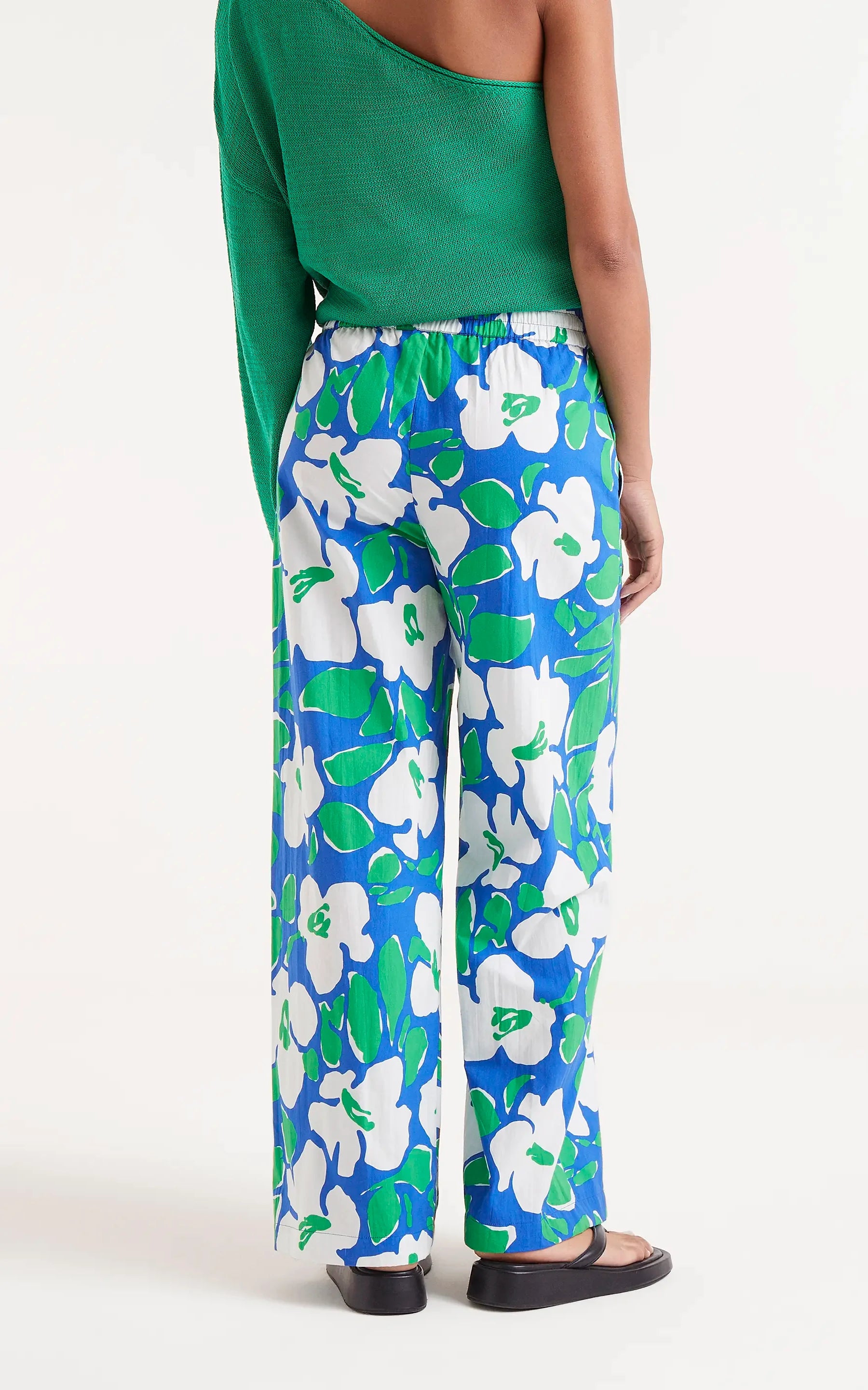 Compania Fantastica - Bosco Floral Print long Trousers