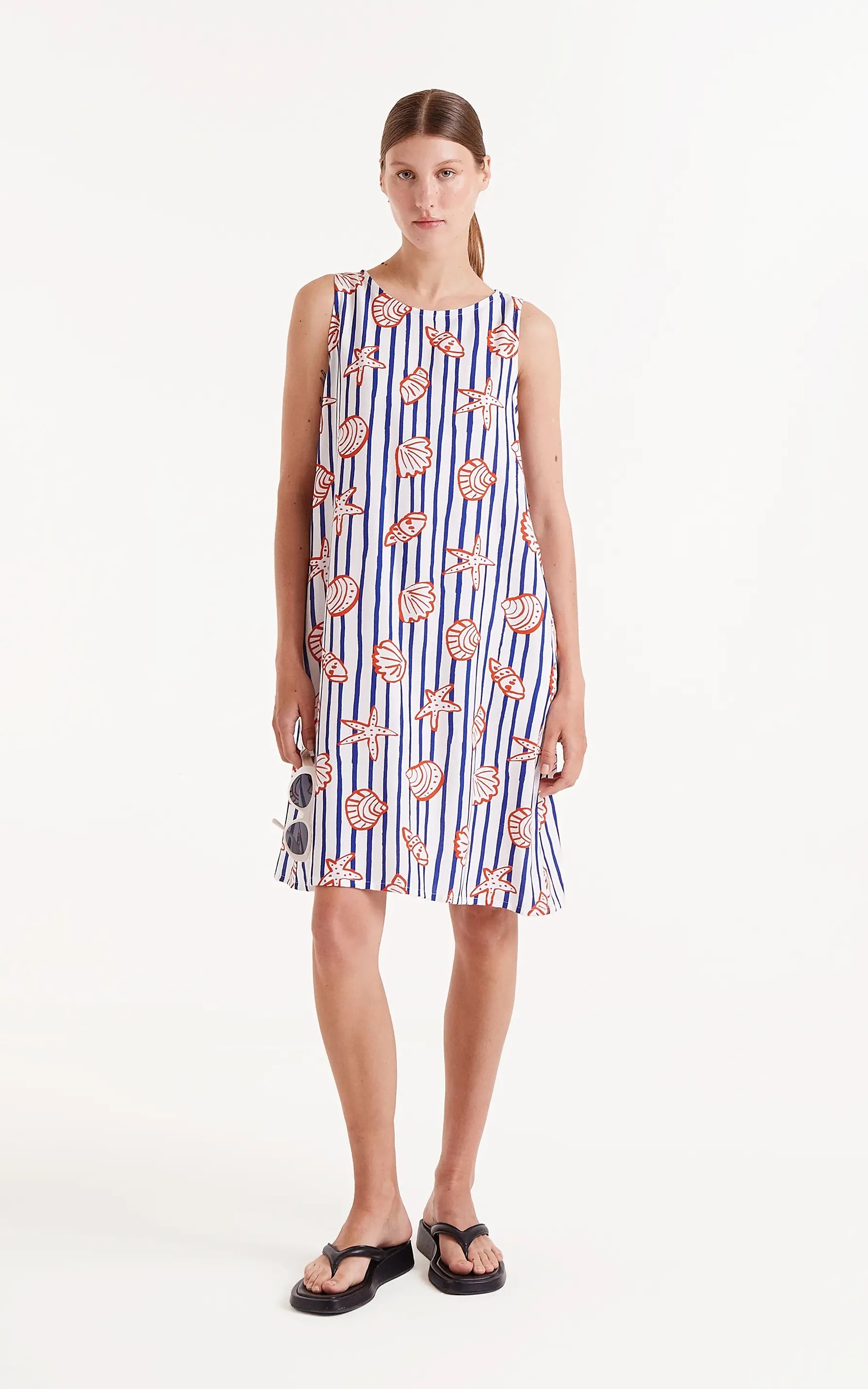 Compania Fantastica - Nemo Striped Print Short Dress