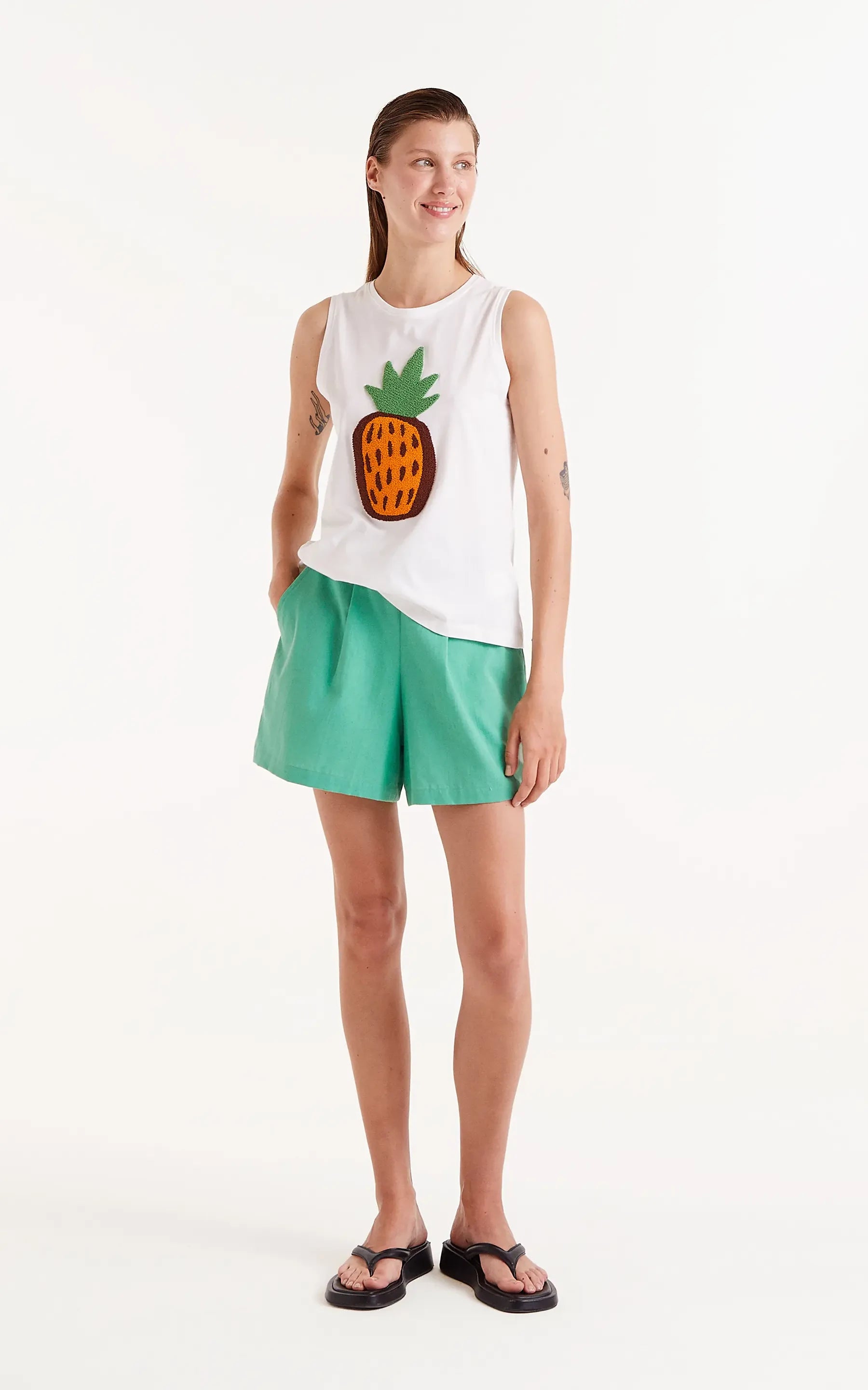 Compania Fantastica - Pineapple Print T-shirt