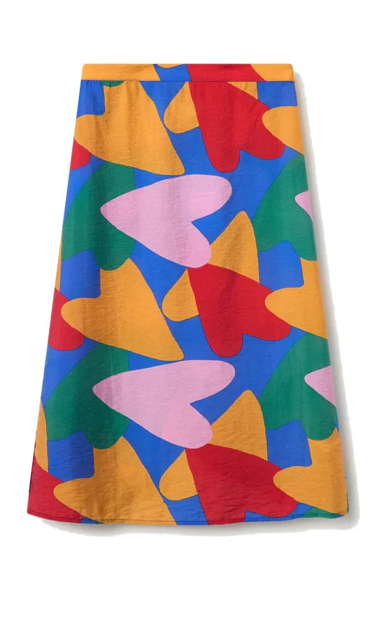 Compania Fantastica - Midi Skirt Cupid Print
