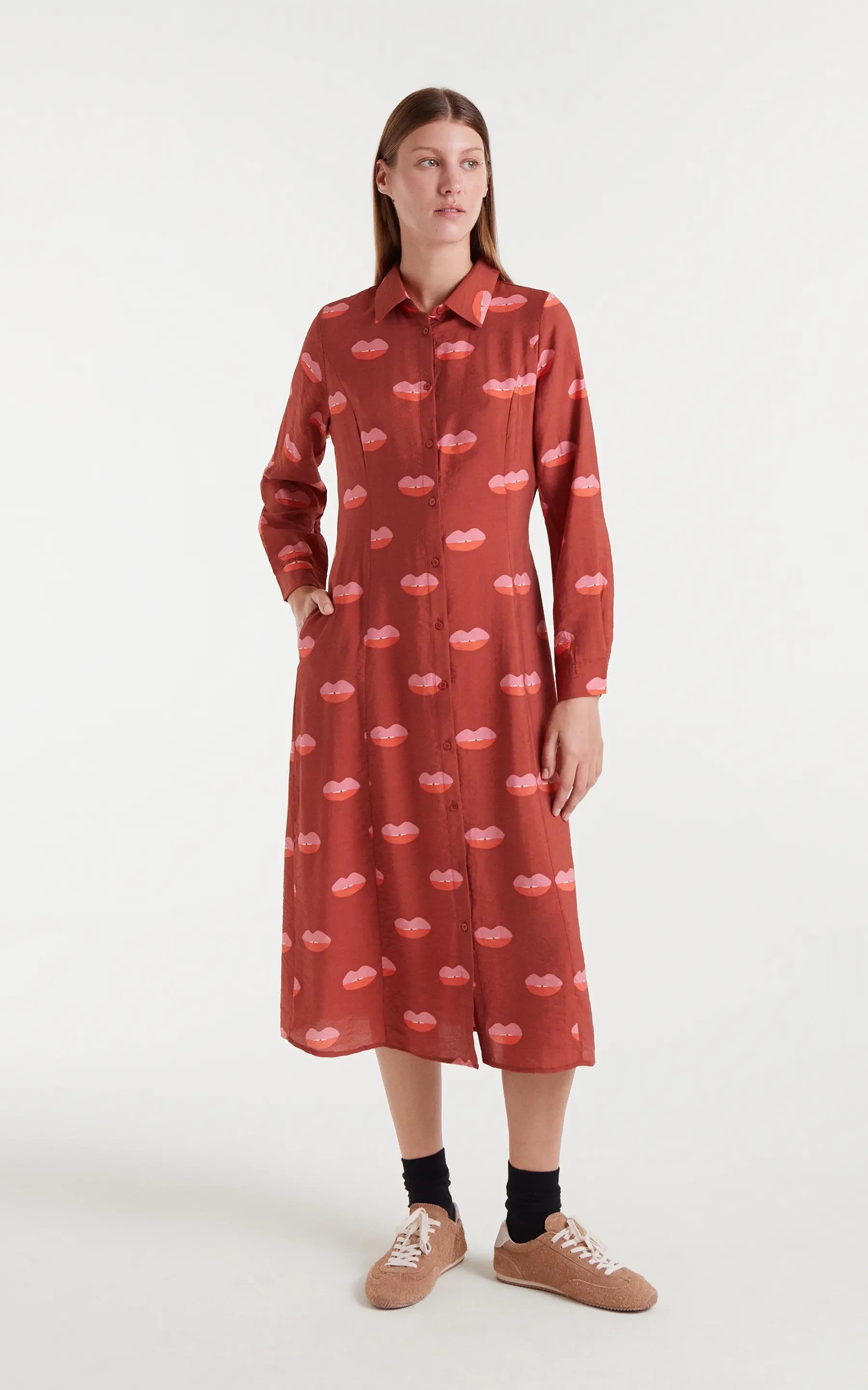 Midi Dress Lips
