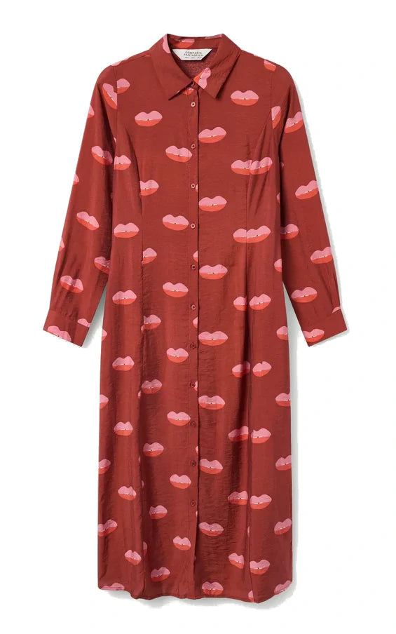 Midi Dress Lips