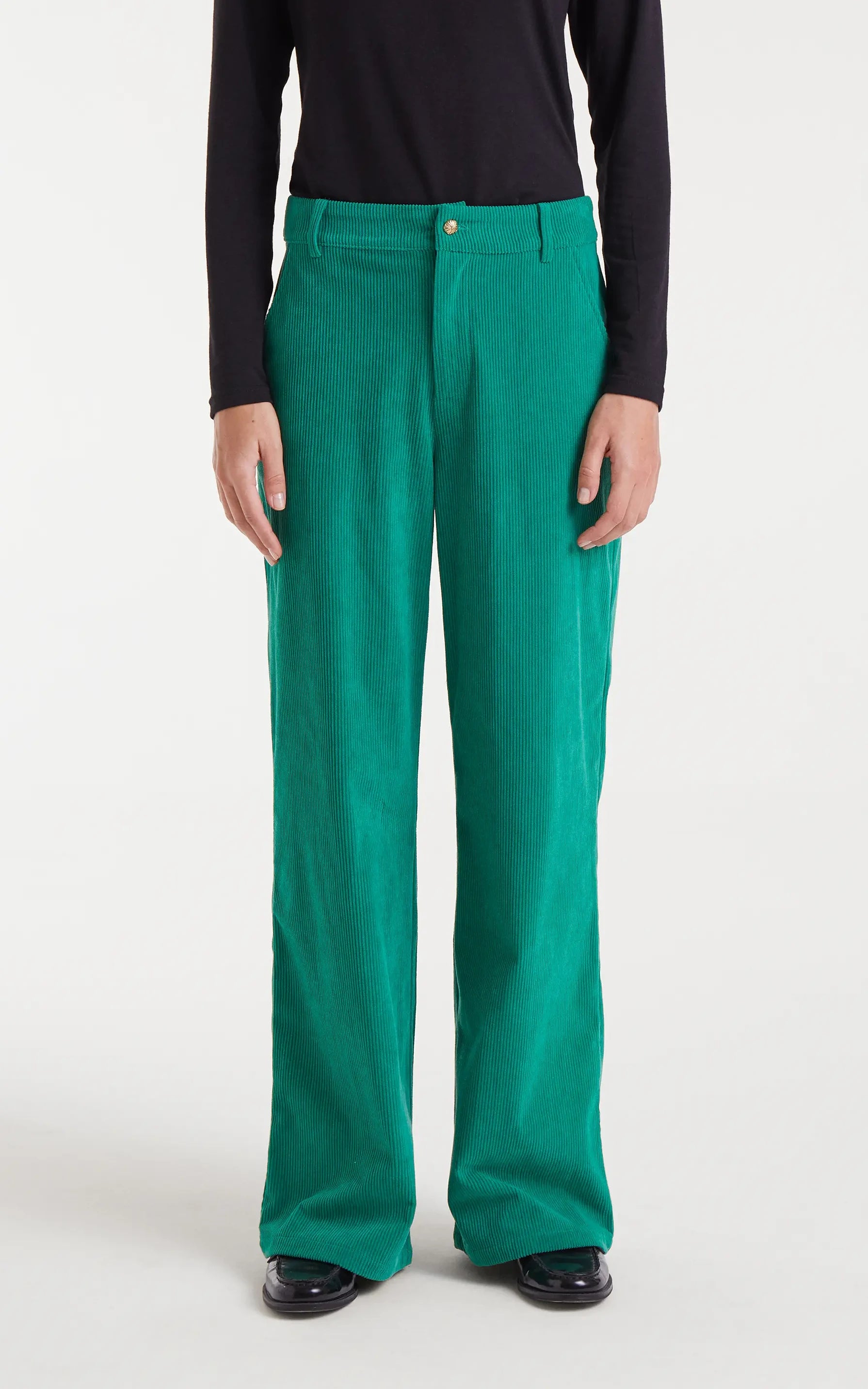 Green Corduroy Pants