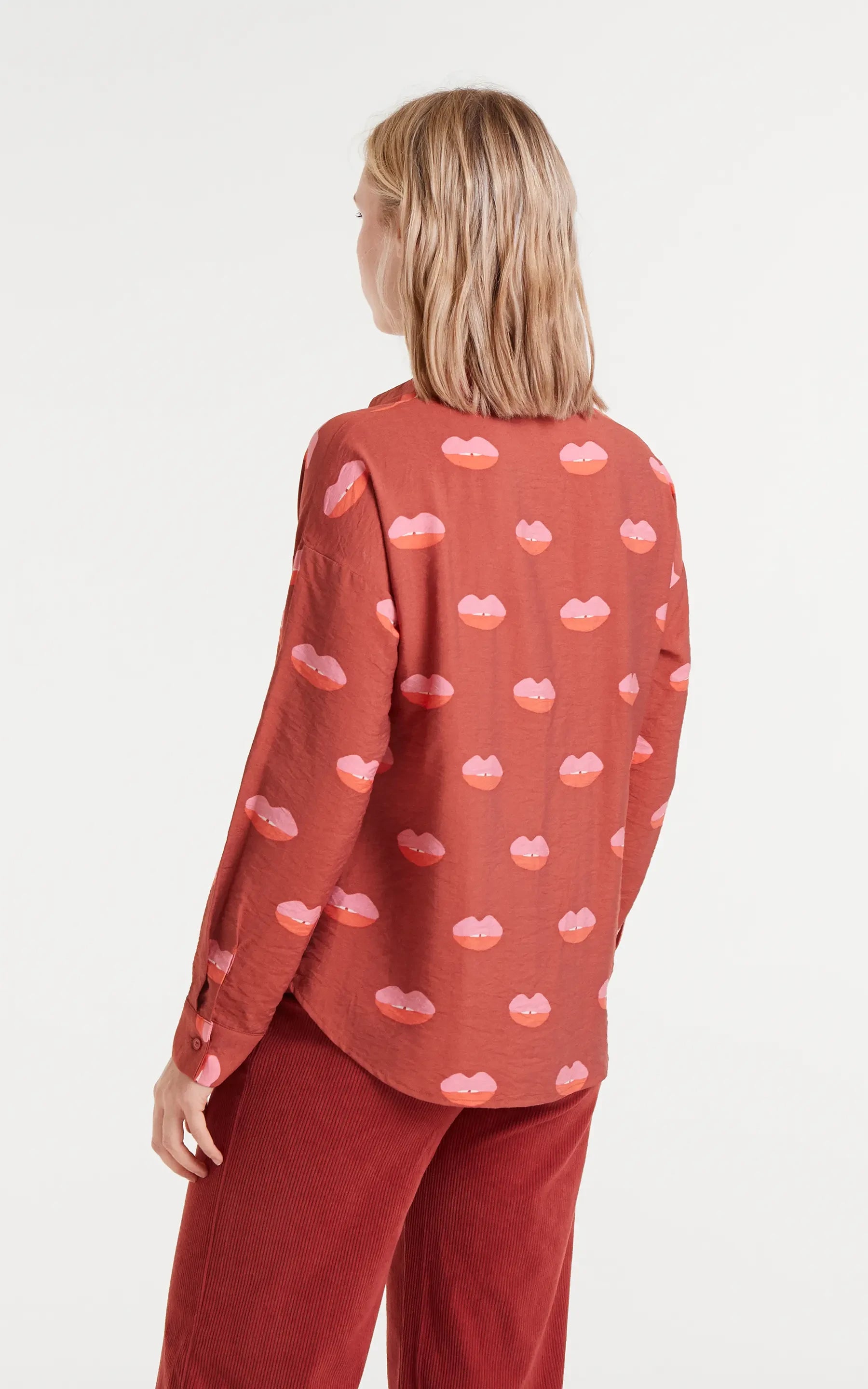 Shirt Lips Print