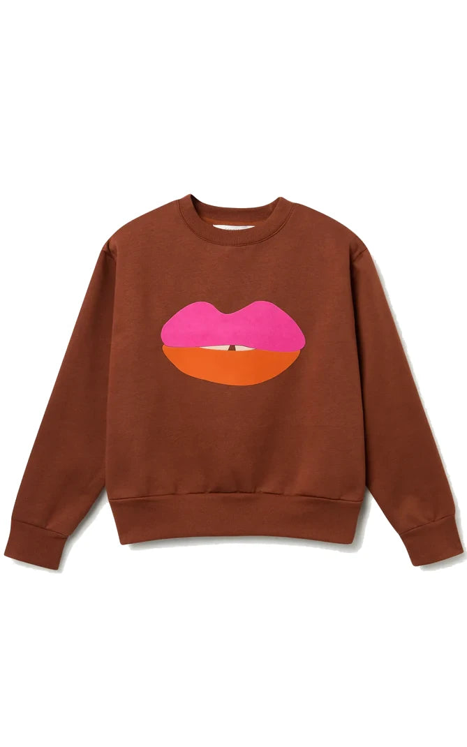 Sweatshirt Lip Print