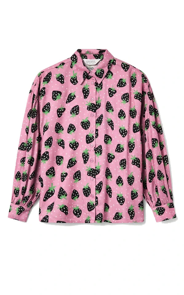 Strawberry Print Shirt