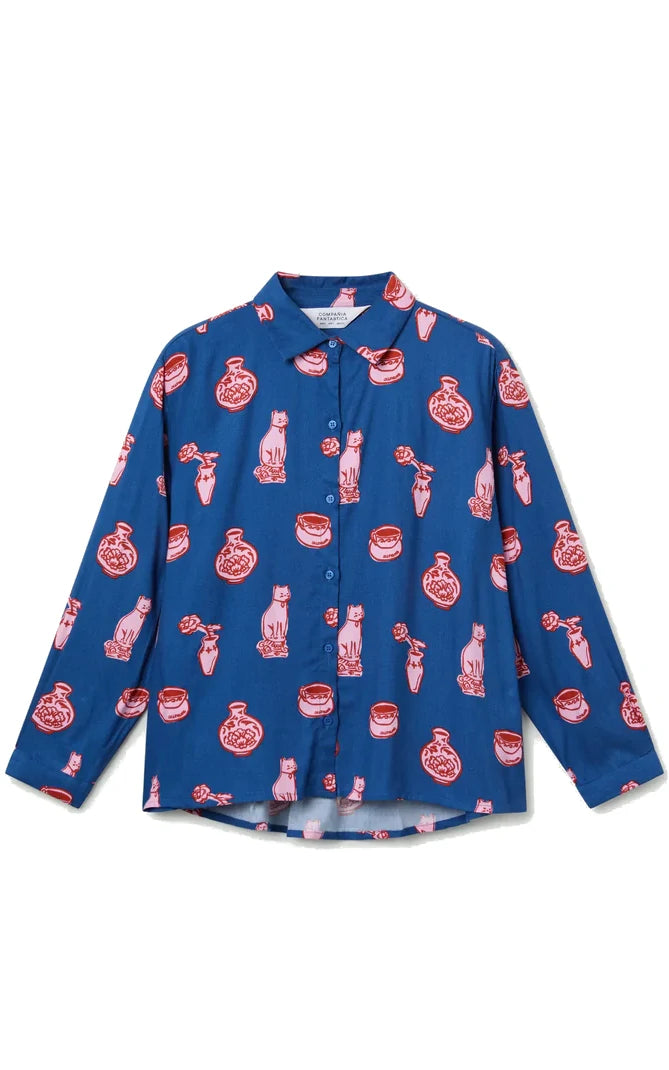 Compania Fantastica - Porcelain Print Shirt