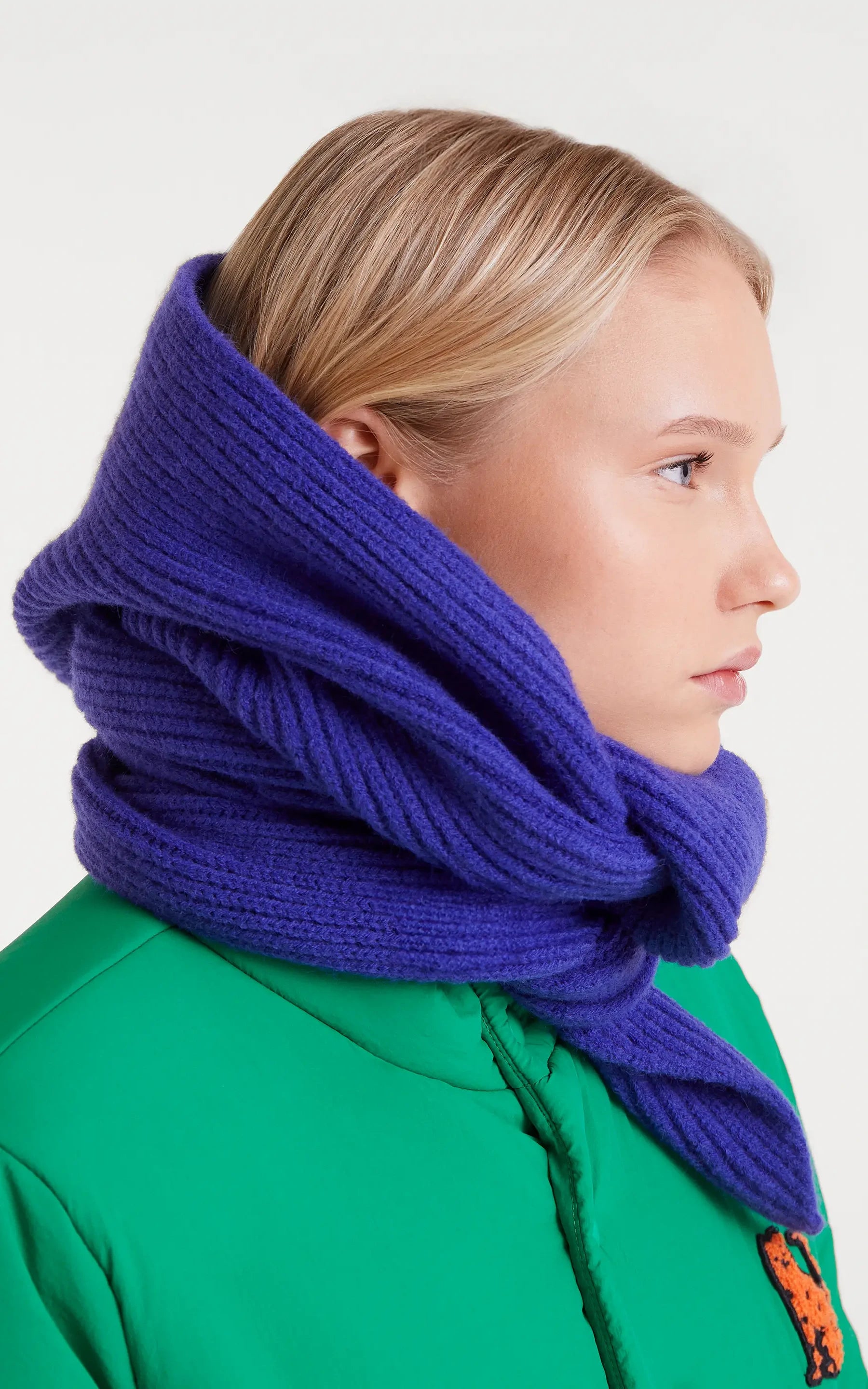 Compania Fantastica - Fine Knit Blue Beanie Hat
