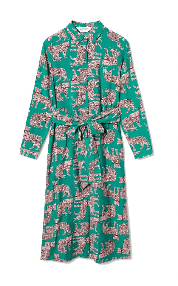 Compania Fantastica - Onca Print Midi Dress