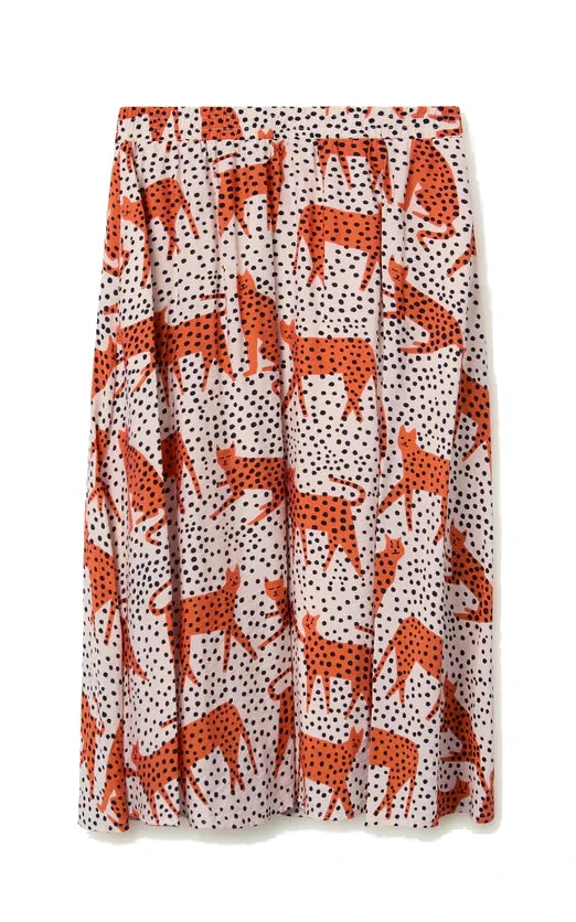 Compania Fantastica - Tano Print Midi Skirt