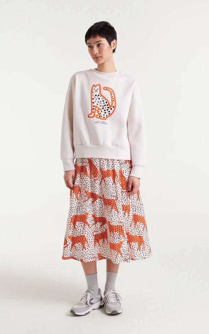 Compania Fantastica - Tano Print Midi Skirt