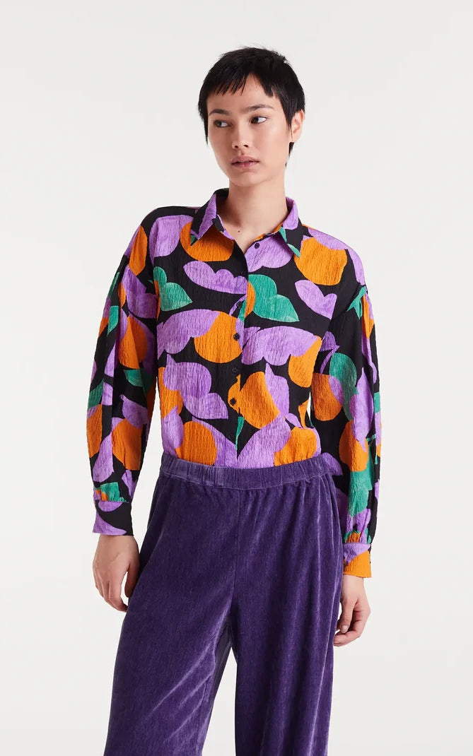 Compania Fantastica - Apricot Print Shirt