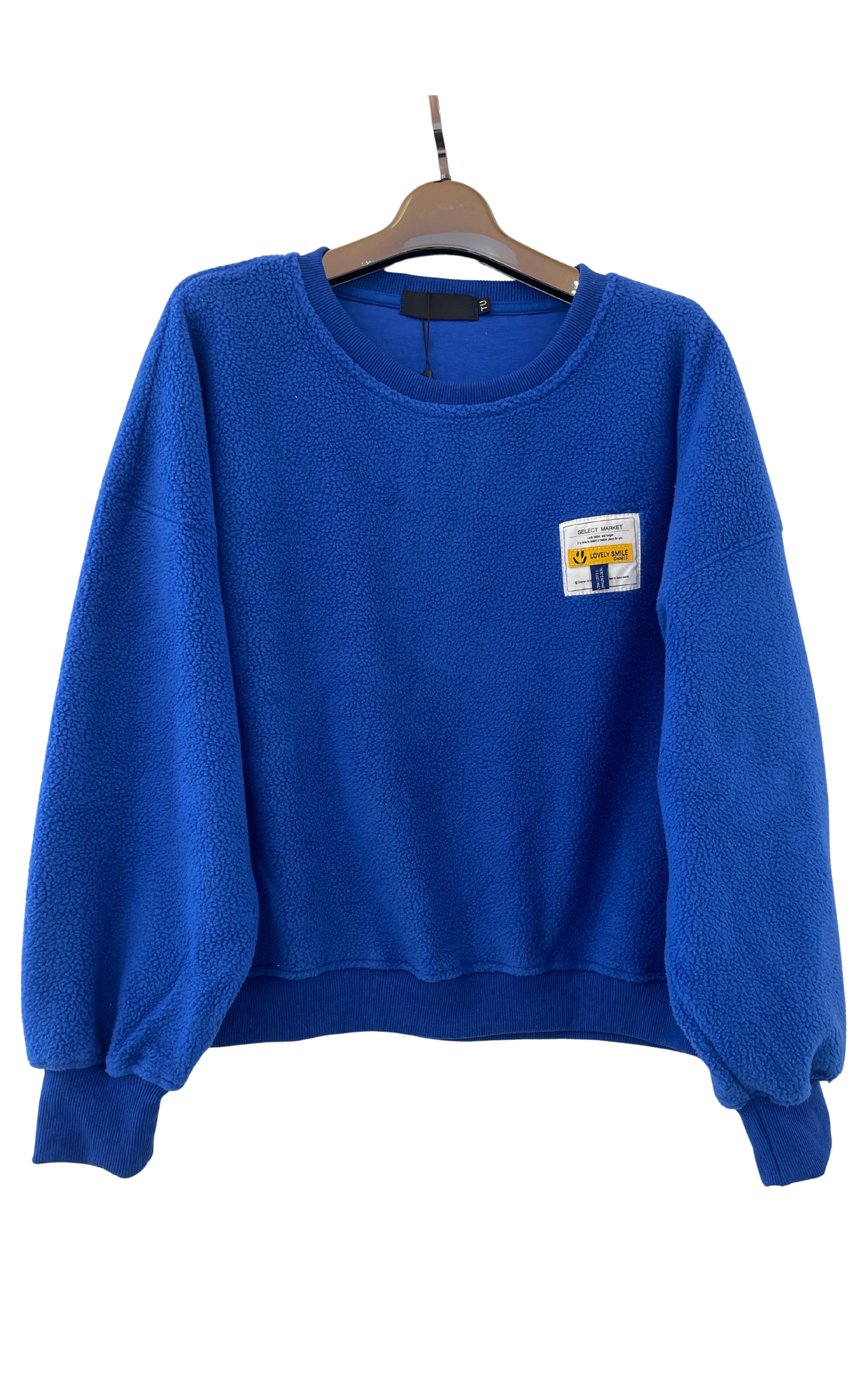 Blue Teddy Sweater