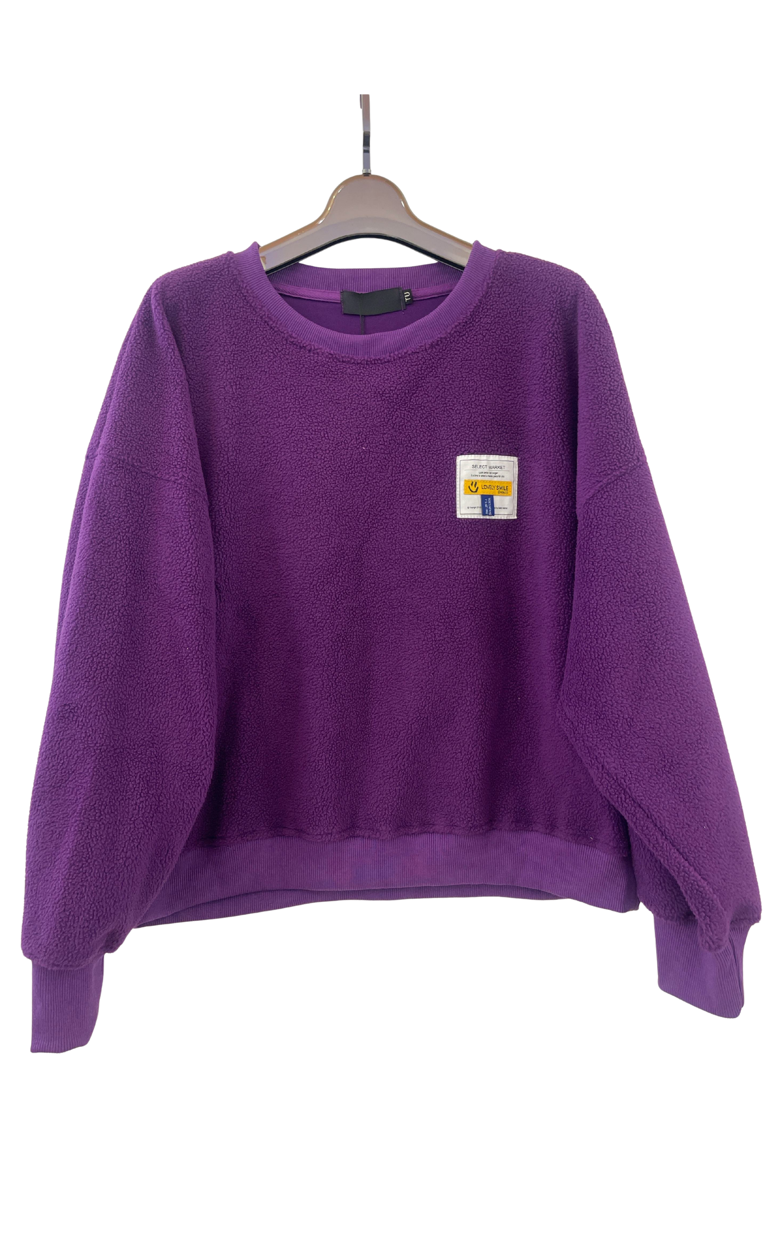 Purple Teddy Sweater