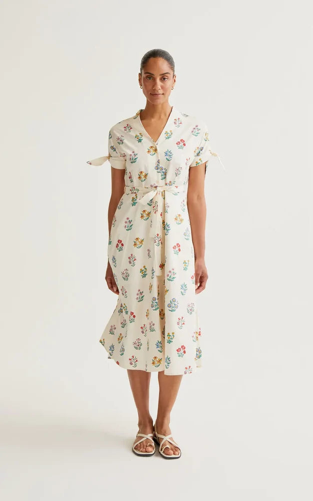 Compania Fantastica - Gardener Print Midi Dress