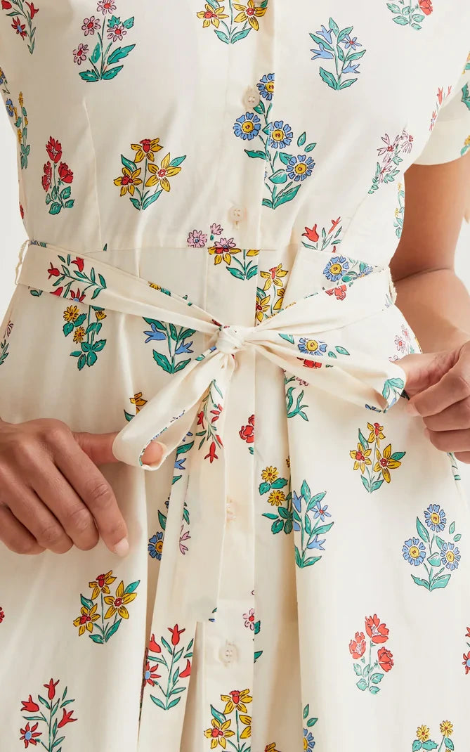 Compania Fantastica - Gardener Print Midi Dress