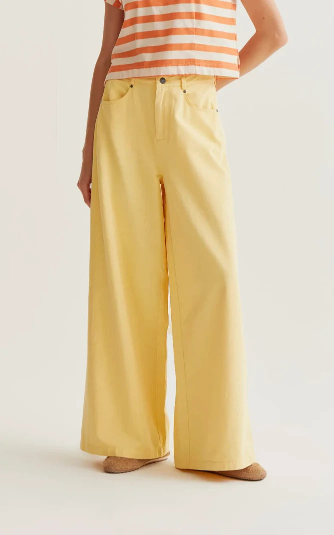 Compania Fantastica - Yellow Wide Leg Trousers