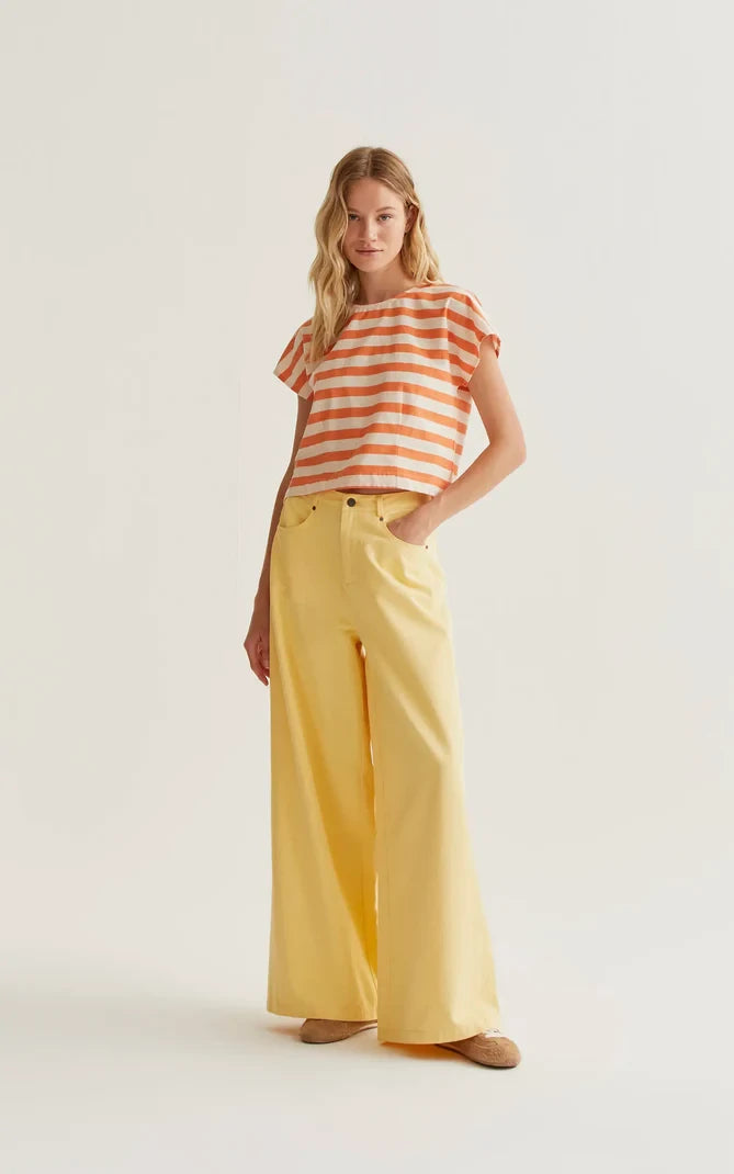 Compania Fantastica - Yellow Wide Leg Trousers
