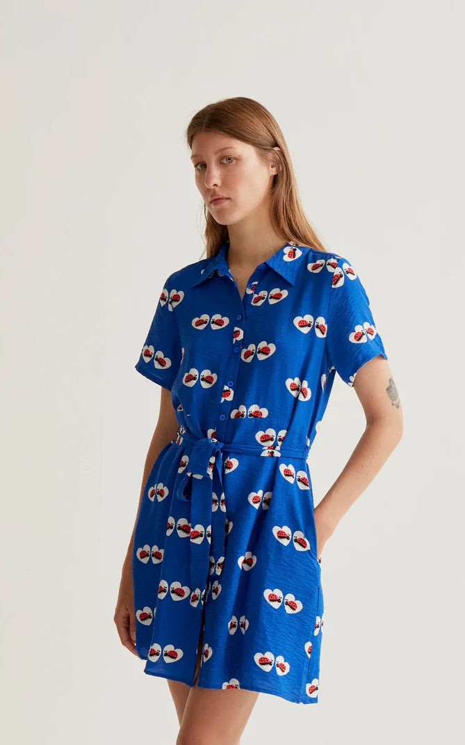 Compania Fantastica - Short Dress With Ladybug Print