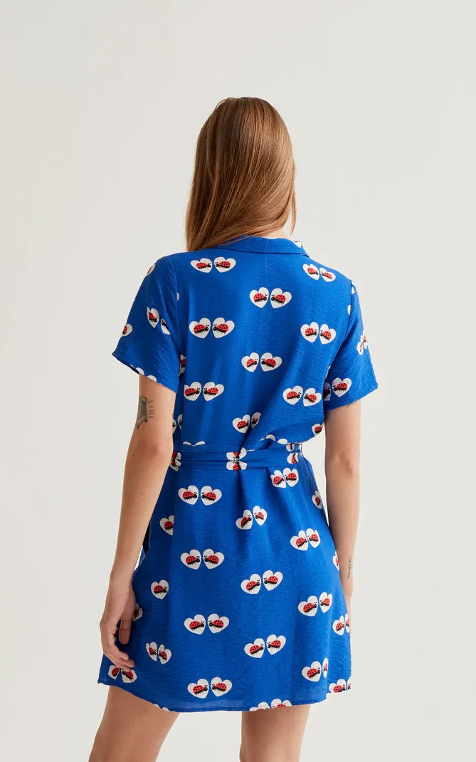 Compania Fantastica - Short Dress With Ladybug Print