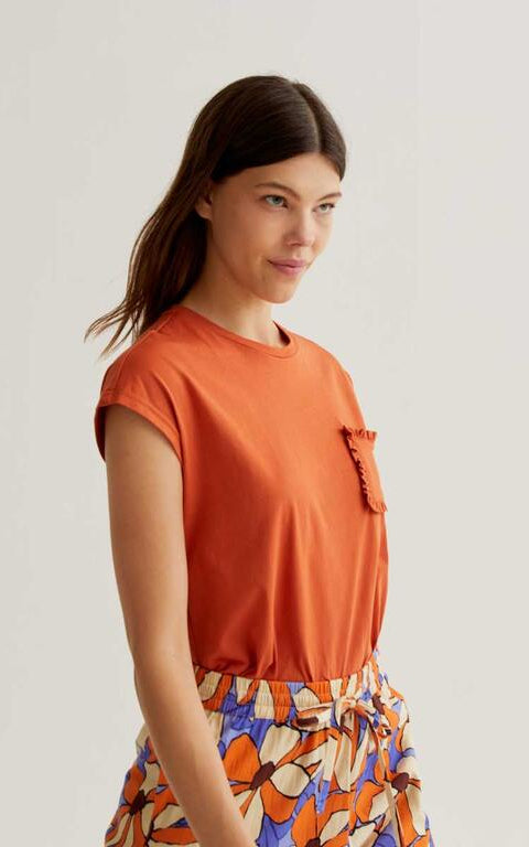 Compania Fantastica - Basic Rust Orange T-shirt
