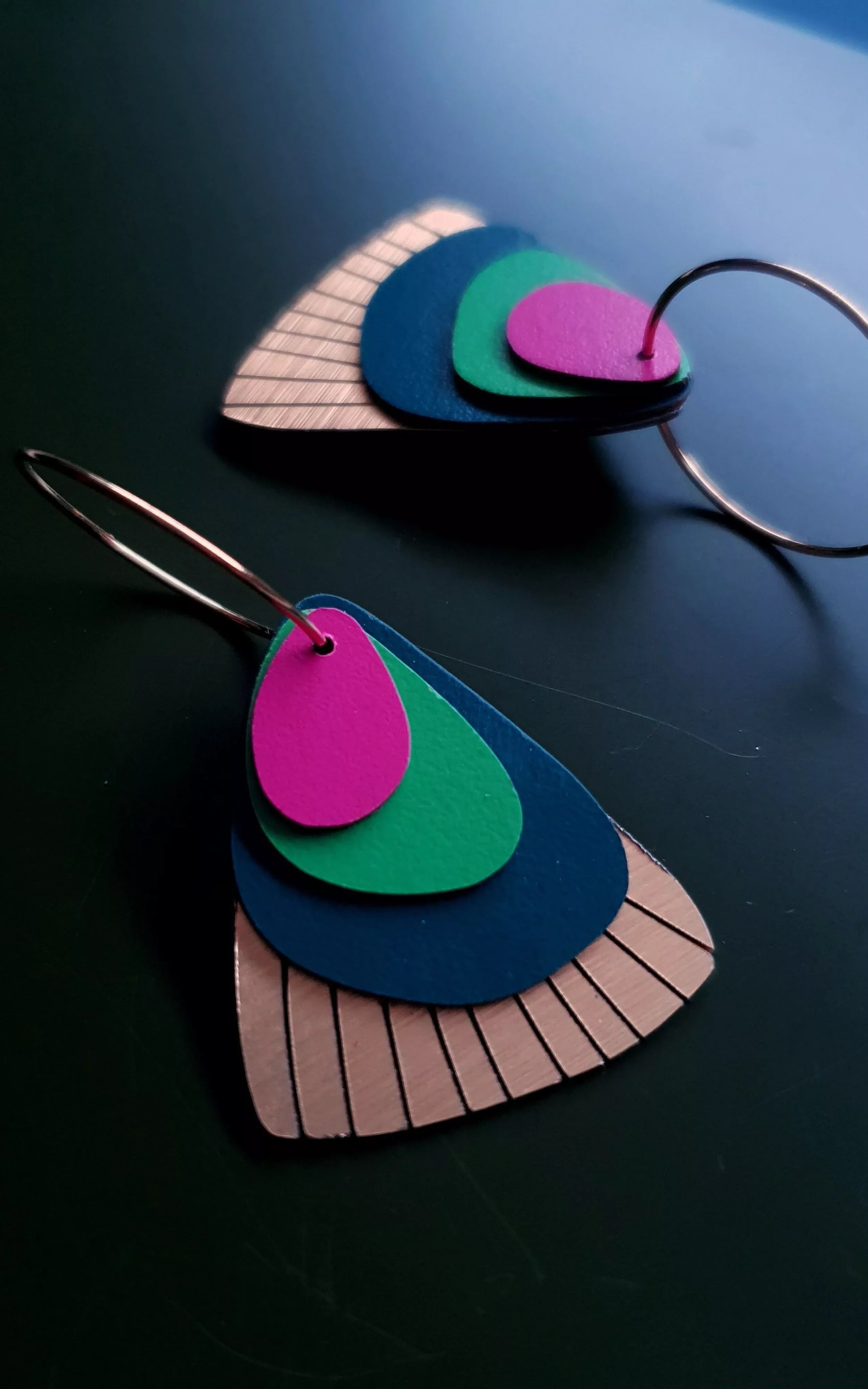 Marcello Western Earrings Green