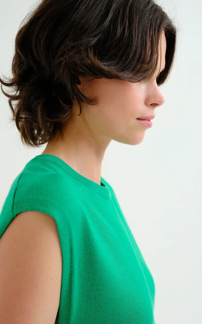 Compania Fantastica - Soft Green Knit Top