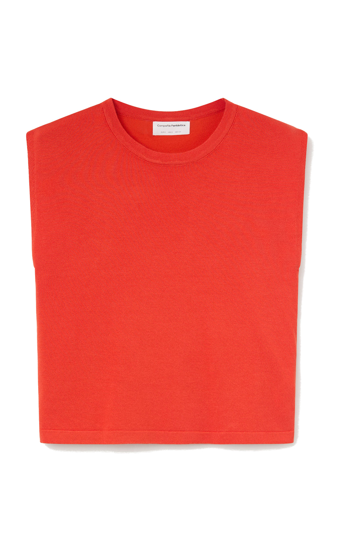 Compania Fantastica - Soft Orange Knit Top