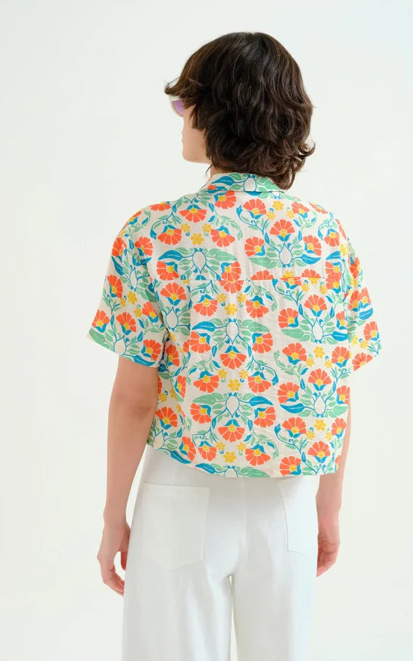 Compania Fantastica - Small Royal Print Shirt