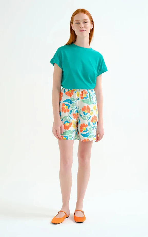 Compania Fantastica - Shorts With Big Royal Print
