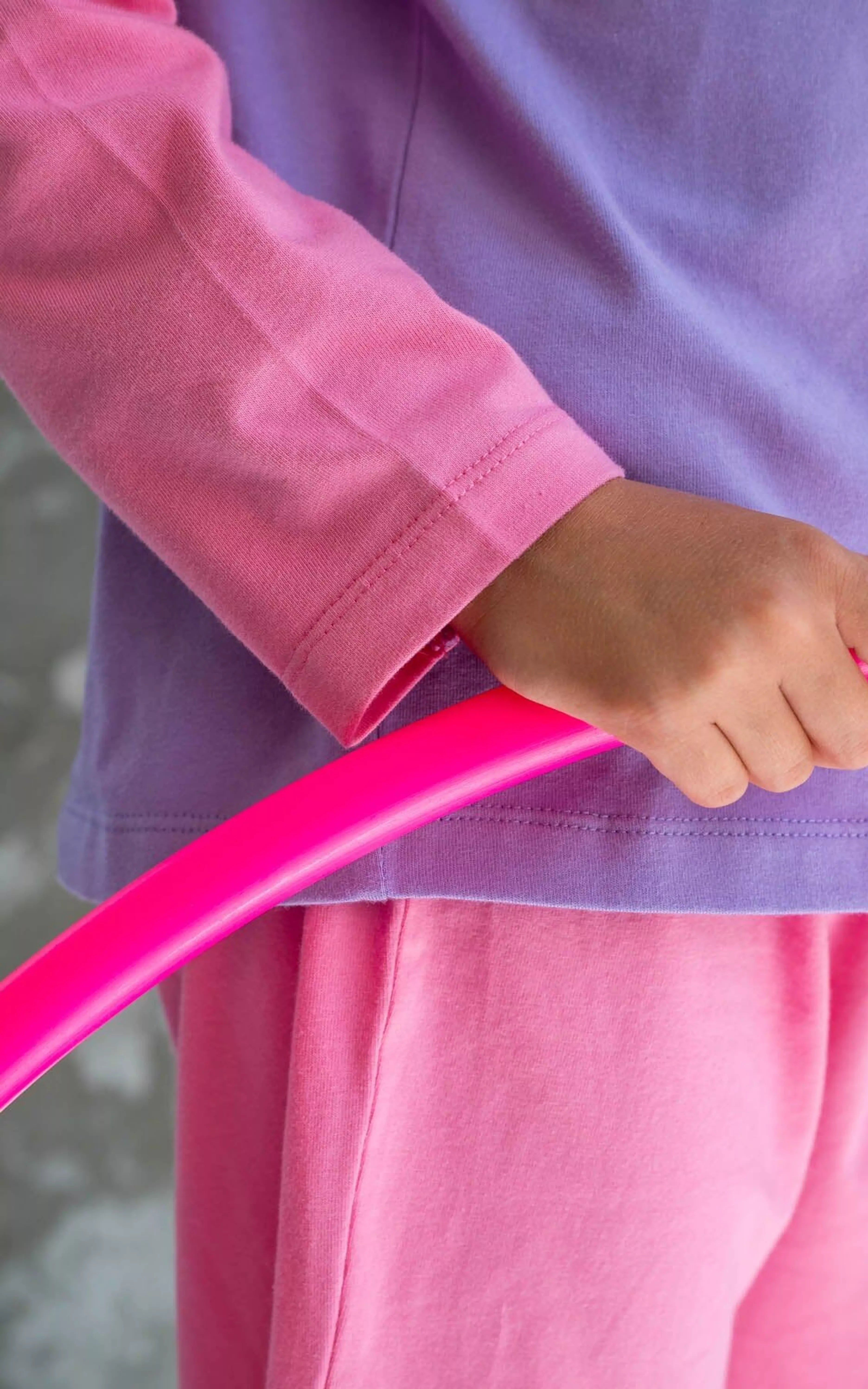 Pyjama Enfant Colorblock Rose