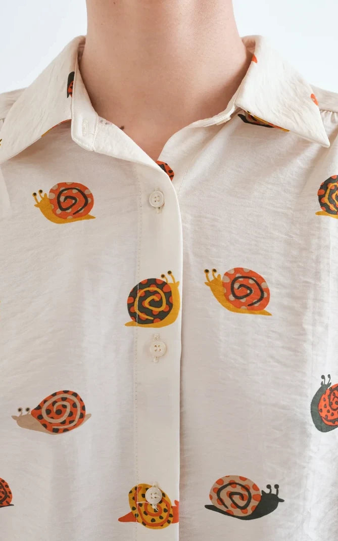 Compania Fantastica - Snail Print Shirt