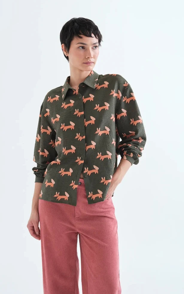 Compania Fantastica - Volpe Print Shirt