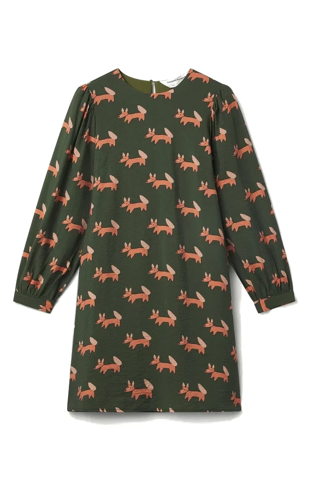 Compania Fantastica - Short Dress With Volpe Print