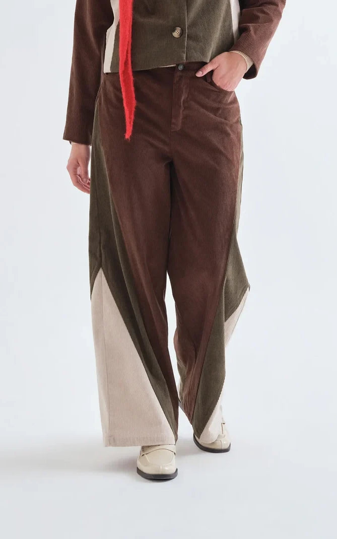 Compania Fantastica - Multicolor Corduroy Trousers