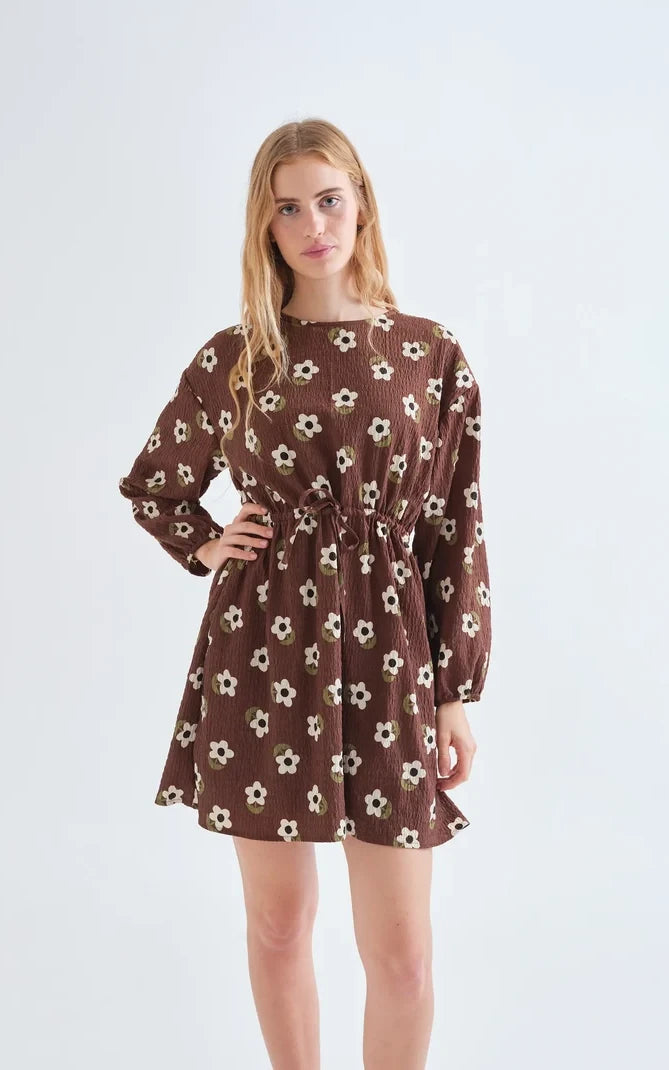 Compania Fantastica - Santini Print Short Dress
